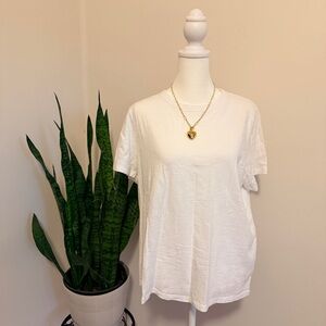 Old Navy | White Crew Neck Tee